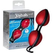 Joyballs Secret вагинальные шарики красные со смещенным центром тяжести 85 гр. 15002, бренд JoyDivision, длина 10.5 см., со скидкой