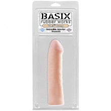 Фаллоимитатор реалистик PipeDream «Basix 7'5», цвет телесный, Basix Rubber Worx 426421, из материала TPR, длина 19.1 см., со скидкой