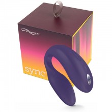We-Vibe «Sync Aqua» интимный вибратор для пар с дистанционным пультом управления, фиолетовый, из материала силикон, длина 7.5 см.