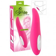 Smile «Shaking Tonque» клиторальный вибратор, бренд Orion, цвет розовый, длина 17 см., со скидкой