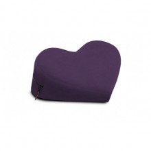 Подушка для любви малая в виде сердца «Liberator Retail Heart Wedge», вельвет баклажан, из материала полиэстер, со скидкой