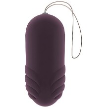 Виброяйцо с дистанционным пультом управления «Angel Purple», фиолетовое, SH-MJU006PUR, бренд Shots Media, из материала пластик АБС, длина 8 см., со скидкой