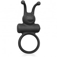 Кольцо эрекционное Sex Expert «Vibe Cockring» с вибрацией, цвет черный, SEM-55111, из материала силикон, диаметр 3 см.