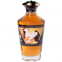Съедобное масло интимное массажное Shunga «Карамельный поцелуй», 100 мл, из материала масляная основа, цвет оранжевый, 100 мл., со скидкой
