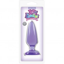 Jelly Rancher «Pleasure Plug - Medium - Purple» анальная пробка фиолетовая, бренд NS Novelties, из материала TPE, цвет фиолетовый, длина 12.7 см.