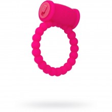 Виброкольцо силиконовое «A-Toys», цвет розовый, бренд ToyFa, коллекция ToyFa A-Toys, со скидкой