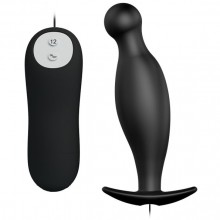 Анальный вибростимулятор Baile «Special Anal Stimulation», цвет черный, Pretty Love BI-040036, из материала силикон, длина 11.7 см., со скидкой