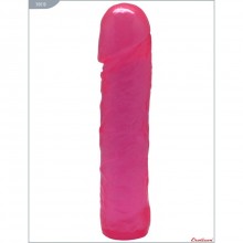 Фаллоимитатор гелевый «Life», цвет розовый, Eroticon 30010, из материала ПВХ, длина 16.5 см.