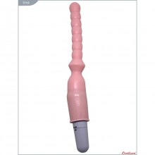 Анальный гелевый вибратор «Ass Parade», цвет розовый, Eroticon 30168, из материала ПВХ, длина 25 см.