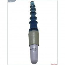 Вибратор гелевый «Ass Parade», цвет синий, Eroticon 30173, из материала ПВХ, длина 20.5 см.