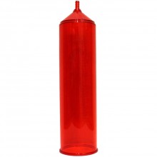 Помпа вакуумная «Eroticon Pump X1» с грушей, цвет красный, 30468, из материала пластик АБС, длина 20.5 см., со скидкой