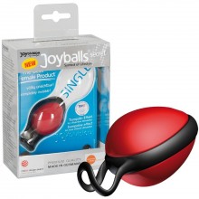 Вагинальный шарик со смещенным центром тяжести «Joyballs Secret», цвет красный, вес 45 гр., JoyDivision 15012, из материала силикон, длина 6 см., со скидкой