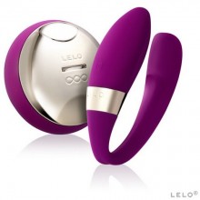 Вибратор для пар «Tiani 2 Design Edition», цвет фиолетовый, LELO LEL5936, из материала силикон, длина 9 см., со скидкой