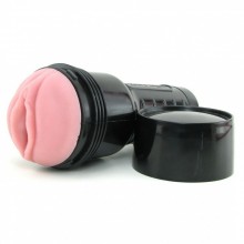 Мастурбатор вагина в тубе Fleshlight «Pink Lady Vortex», цвет розовый, E21725, из материала Super Skin, длина 25 см., со скидкой