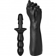 Стимулятор для фистинга с системой Vac-U-Lock «Compatible Handle Fist», цвет черный, Doc Johnson DEL3001320210, длина 42 см.