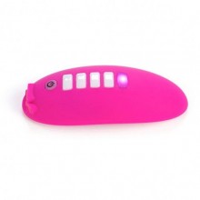 Вибратор для женщин со световыми эффектами «LightShow - OhMiBod», цвет розовый, E25479, из материала пластик АБС, длина 9 см.