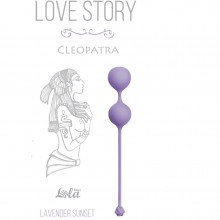 Вагинальные шарики Cleopatra «Lavender Sunset», цвет фиолетовый, Lola Toys 3007-02Lola, бренд Lola Games, из материала силикон, длина 16 см., со скидкой