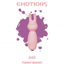 Мини вибратор «Emotions Funny Bunny», цвет розовый, Lola Toys 4007-02Lola, бренд Lola Games, из материала силикон, длина 8.2 см.