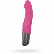 Эргономичный женский вибратор «Mr Boss Battery+», цвет розовый, Fun Factory 073634, длина 20.2 см.