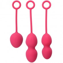 Набор вагинальных шариков со смещенным центром тяжести «Svakom Nova», цвет розовый, SSYB-01-PMR, диаметр 3.2 см., со скидкой