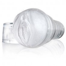 Мастурбатор для мужчин экстра класса Fleshlight «Ice Lady Crystal», цвет прозрачный, E22796, из материала Super Skin, длина 25 см., со скидкой
