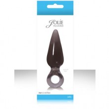 Анальная пробка «Jolie Pleasures Small», цвет серый, NS Novelties DEL10427, длина 10 см., со скидкой