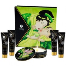 Набор для эротического массажа «Organica Exotic Green Tea», Shunga E27683, 30 мл., со скидкой