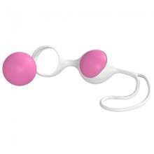 Вагинальные шарики «Discretion Love Balls» от компании Minx, цвет розовый, ABSMX008, из материала силикон, диаметр 3.5 см., со скидкой