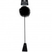 Стек-щекоталка «Fetish Fantasy Limited Edition Feather Crop», цвет черный, PipeDream DEL9747, из материала перья, длина 40 см., со скидкой