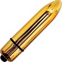 Стильная вибропуля «Eve After Dark Vibrating Bullet» от компании Topco Sales, цвет золотой, TS1075003, длина 8 см., со скидкой