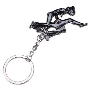 Брелок 69 - «Funny Sexy Keychain», цвет серебристый, Hao Toys PRK8032, из материала металл, со скидкой