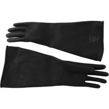 Перчатки «Thick Industrial Rubber Gloves 9» для ролевых игр, цвет черный, размер L, MB330790, бренд Mister B, из материала TPR, со скидкой