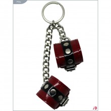 Сувенир-брелок наручники, цвет красный, Подиум Р93а, бренд Фетиш компани, со скидкой
