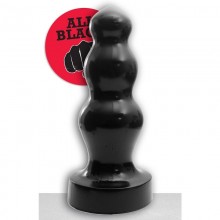 «All Black - Ab 56» гигансткая анальная пробка для фистинга, O-Products 115-AB56, из материала ПВХ, цвет черный, длина 38 см.