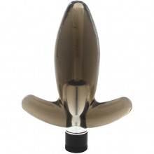 Гелевая анальная пробка «Butt EZ Plug», цвет черный, Gopaldas DEL8687, длина 8 см., со скидкой