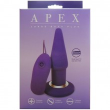Анальная пробка с вибрацией «Apex Small», цвет фиолетовый, Gopaldas 2415-04PU/APU BX GP, длина 14.5 см., со скидкой