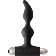 Анальная пробка с вибрацией Spice It Up «New Edition Elation Black», цвет черный, Lola Toys 8018-01lola, из материала силикон, длина 13.1 см., со скидкой