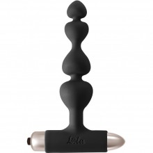 Анальная пробка с вибрацией Spice It Up «New Edition Excellence Black», цвет черный, Lola Toys 8016-01lola, длина 15 см., со скидкой