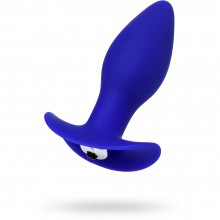 Небольшая анальная вибровтулка для ношения «Fancy» с заостренной головкой из коллекции ToDo от Toyfa, цвет синий, 358001, из материала силикон, длина 10.7 см., со скидкой