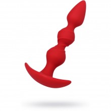 Анальная силиконовая втулка ToDo by Toyfa Trio, красная, длина 16 см, диаметр 3.3 см, ToyFa 357017, цвет красный, длина 16 см., со скидкой