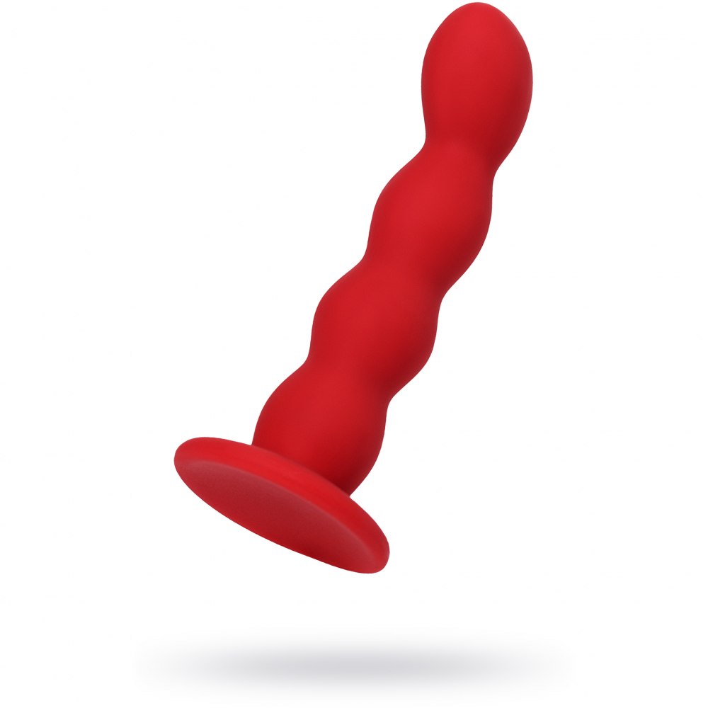 Анальный силиконовый фаллоимитатор ToDo by Toyfa Favorite, красный, длина  13 см, диаметр 2.8 см, ToyFa 357018, 135516 - купить в СексФист