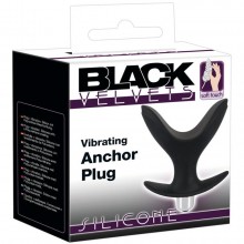 Анальный плаг расширитель «Vibrating Anchor Plug» из серии Black Velvets от You 2 Toys, цвет черный, 5895430000, бренд Orion, из материала силикон, длина 10.3 см.