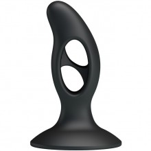 Анальный стимулятор «Fabulous Silicone Butt Plug» от компании Baile, цвет черный, LKS204, длина 9.3 см.