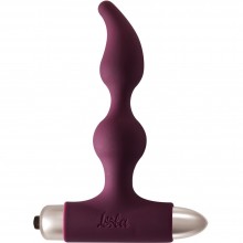 Анальная пробка с вибрацией Spice It Up «New Edition Elation Wine Red», цвет фиолетовый, Lola Toys 8018-03lola, длина 13.1 см., со скидкой