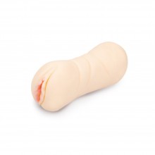 Двухсторонний мужской реалистичный мастурбатор вагина и ротик, телесный, Brazzers BTS127, из материала Силикон, длина 18 см.