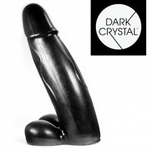 Фаллоимитатор-гигант «Dark Crystal Black», длина 60 см, 115-DC33, бренд O-Products, из материала ПВХ, цвет черный, длина 60 см.