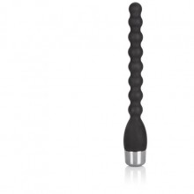 Гибкая ребристая анальная цепочка «Bendie Power», цвет черный, California Exotic Novelties SE-2114-10-2, длина 24.3 см.