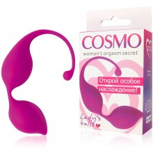 Классические вагинальные шарики Cosmo, цвет розовый, диаметр 30 мм, CSM-23005, бренд Bior Toys, из материала силикон, диаметр 3 см., со скидкой