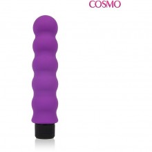 Классический женский вибромассажер, длина 150 мм, диаметр 32 мм, цвет фиолетовый, Cosmo CSM-23093, бренд Bior Toys, длина 15 см., со скидкой