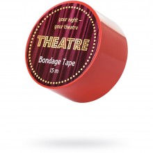 Бондажный скотч «Theatre Bondage Tape», цвет красный, TOYFA 704026, из материала ПВХ, 15 м., со скидкой